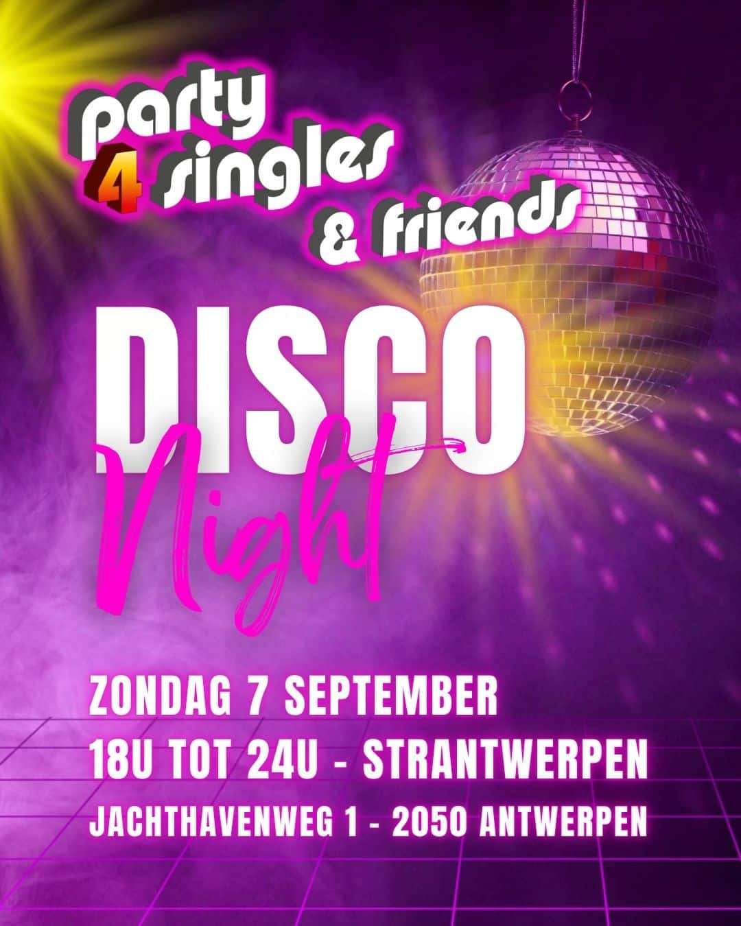 Disco Night - Party4singles - Strantwerpen